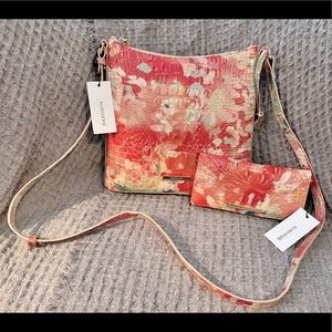 Brahmin handbag and matching wallet